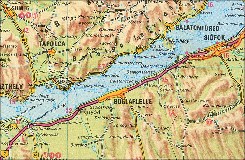 Balatonboglár: Weinanbaugebiet / Weinregion in Ungarn